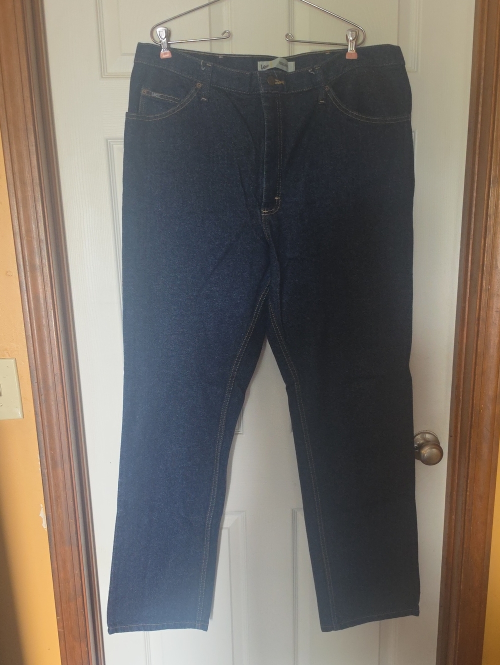 Lee Relaxed Fit Men's Jeans in Dark Blue 42×34